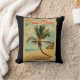Cojín Decorativo Viaje Vintage de Punta Gorda Florida Palm Tree Bea (Blanket)