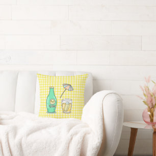 Cojín Decorativo Vibes de soda pop de verano - bebida Personalizado