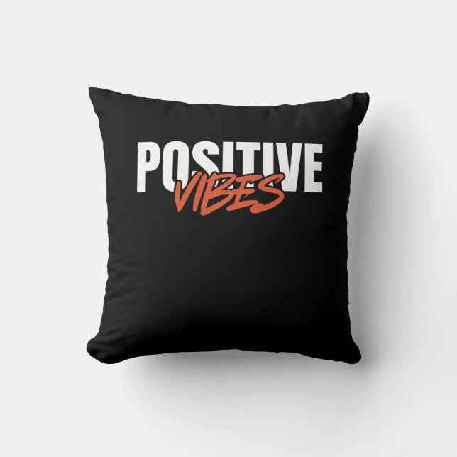 Cojín Decorativo Vibes positivas (Anverso)