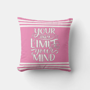 Cojín Decorativo Vibes positivas - Tu único límite es tu mente