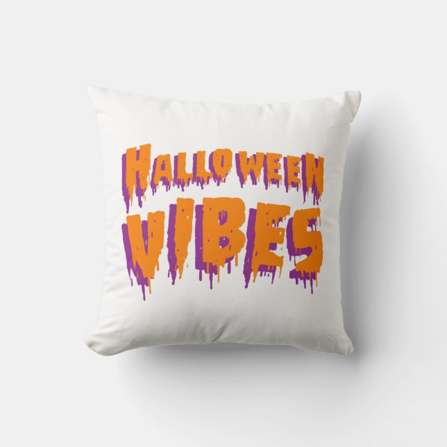 Cojín Decorativo Vibraciones de Halloween (Anverso)