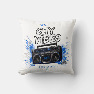 Cojín Decorativo Vibraciones de la Ciudad que hacen Temblar la Call