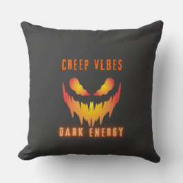 Cojín Decorativo Vibraciones de Miedo Energía Oscura _ Ropa de Call