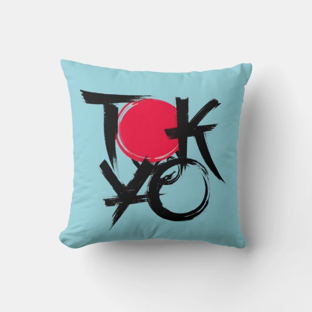 Cojín Decorativo Vibraciones de Tokio (Anverso)