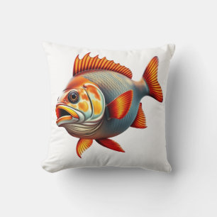 Cojín Decorativo Vibrant 3D Rendering of a Fish