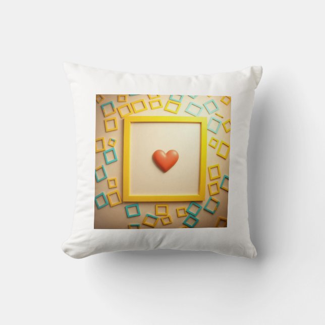 Cojín Decorativo Vibrant Frame Delight (Anverso)