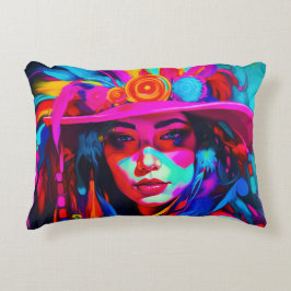 Cojín Decorativo Vibrant Muse