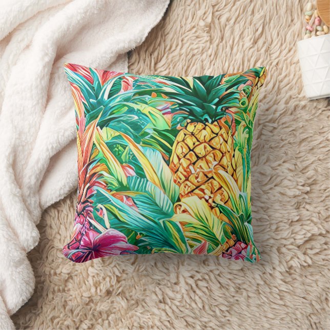 COJÍN DECORATIVO VIBRANT PINEAPPLE PARADISE (Manta)