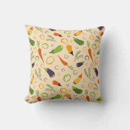 Cojín Decorativo Vibrant Veggie Garden Pattern