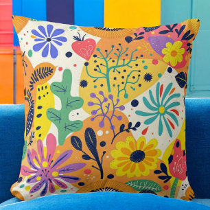 Cojín Decorativo Vibrante Blossom Cushion
