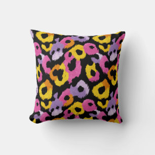Cojín Decorativo Vibrante Cheetah Animal Print Retro Glam Estiloso