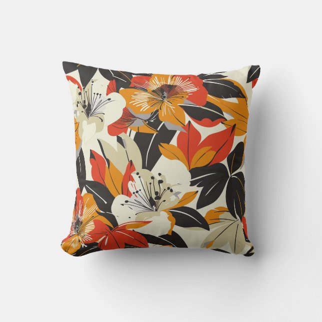 Cojín Decorativo Vibrante Cushion Floral (Anverso)