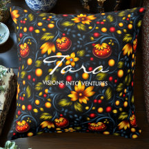 Vibrante decoración floral inspirada en Khokhloma