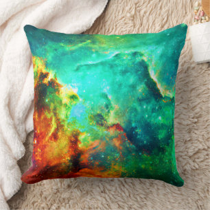 Cojín Decorativo Vibrante Galaxy Canvas Art