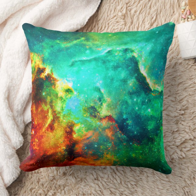 Cojín Decorativo Vibrante Galaxy Canvas Art (Manta)