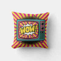 Vibrante Pop Art Retro TV