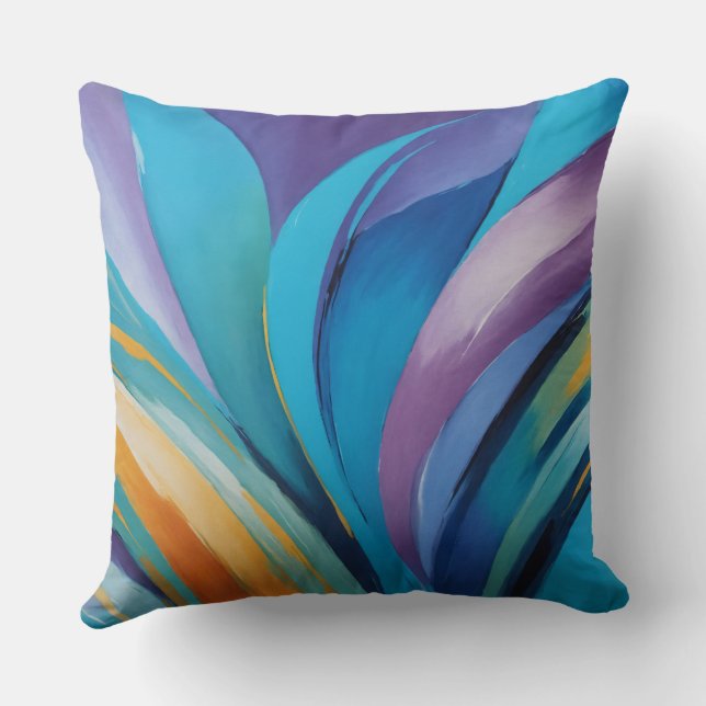 Cojín Decorativo Vibrante Swirling (Reverso )