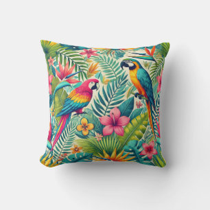 Cojín Decorativo Vibrante Tropical