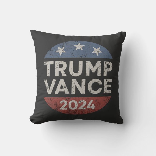 Cojín Decorativo Vicepresidente Trump Vance 2024 vicepresidente Tru (Anverso)