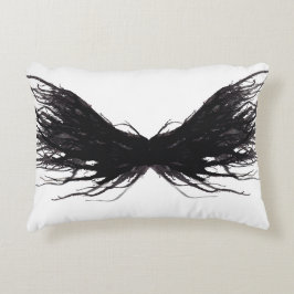 Cojín Decorativo Vices Abstract Black Wings Alcohol Ink Art
