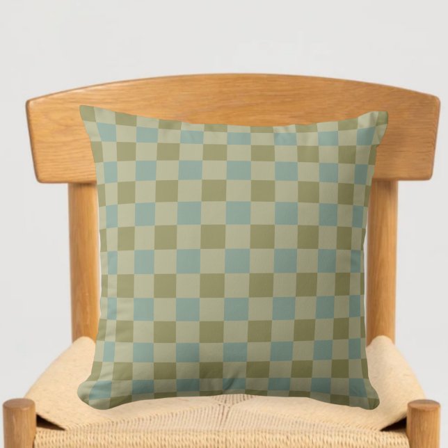 Cojín Decorativo Vichy checked green sand cushions (Subido por el creador)