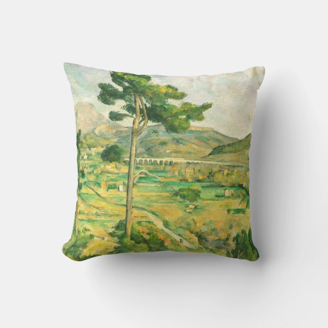 Cojín Decorativo Victoire y el Viaducto Paul Cezanne (Anverso)