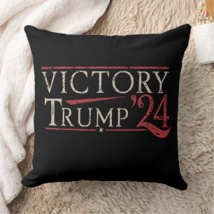 Cojín Decorativo Victoria a Trump 24 presidente republicano 47 Esta