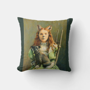 Cojín Decorativo Victoriano Fox Chica Throw Cushion