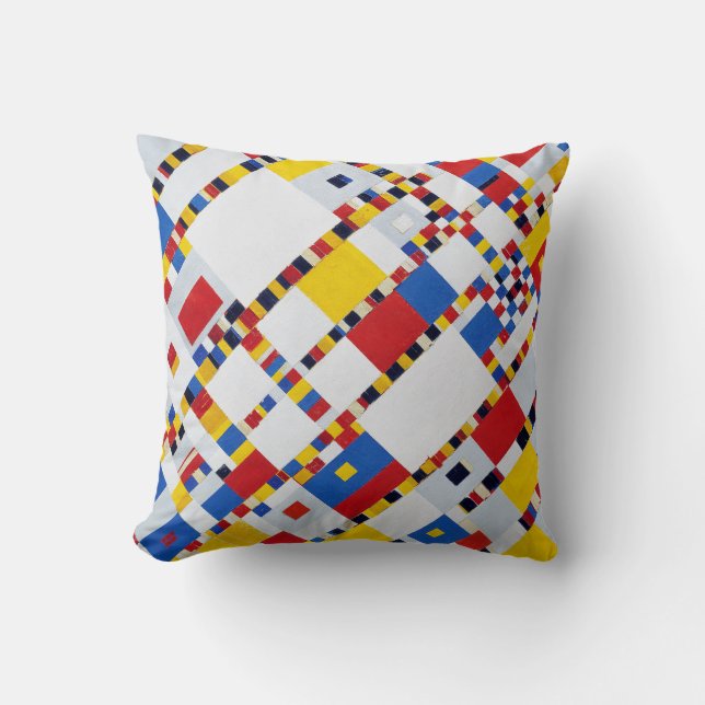 Cojín Decorativo Victory Boogie Woogie, Mondrian (Anverso)