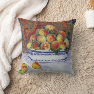 Cojín Decorativo Vida con melocotones, Renoir
