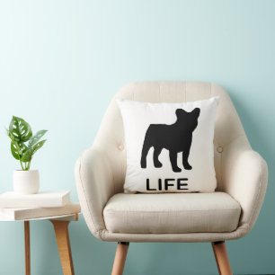 Cojín Decorativo vida de bulldog francés