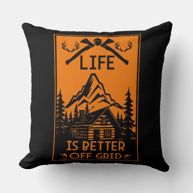 COJÍN DECORATIVO VIDA DE LA CUADRÍCULA DESACTIVADA (Anverso)