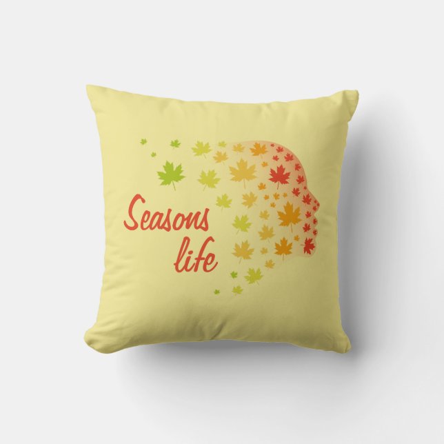 Cojín Decorativo Vida de las estaciones (Anverso)