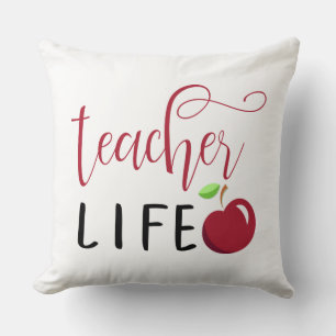Cojín Decorativo vida de maestro manzana roja maestros