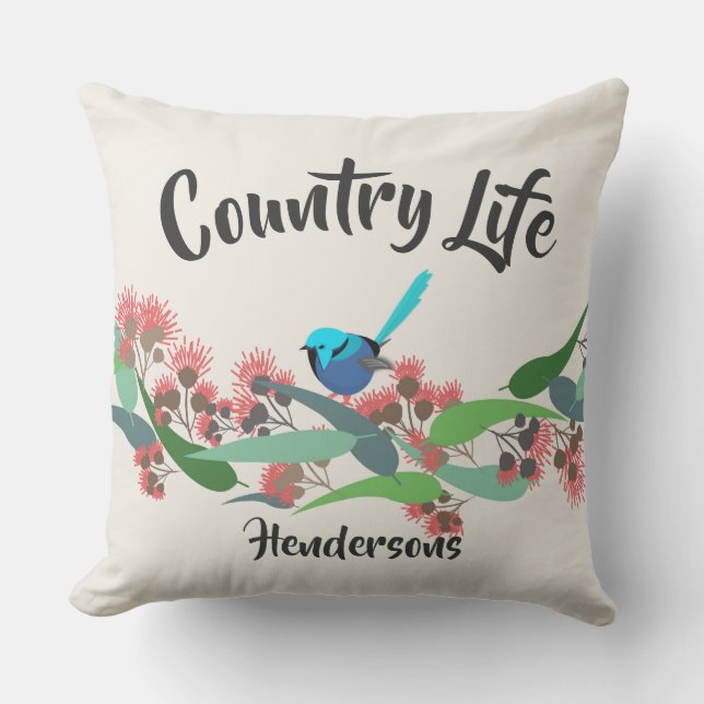 Cojín Decorativo Vida de país - Australia (Anverso)