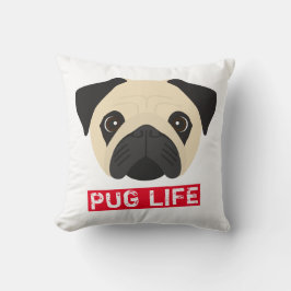 Cojín Decorativo Vida de Pug