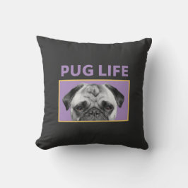 Cojín Decorativo Vida de pug 