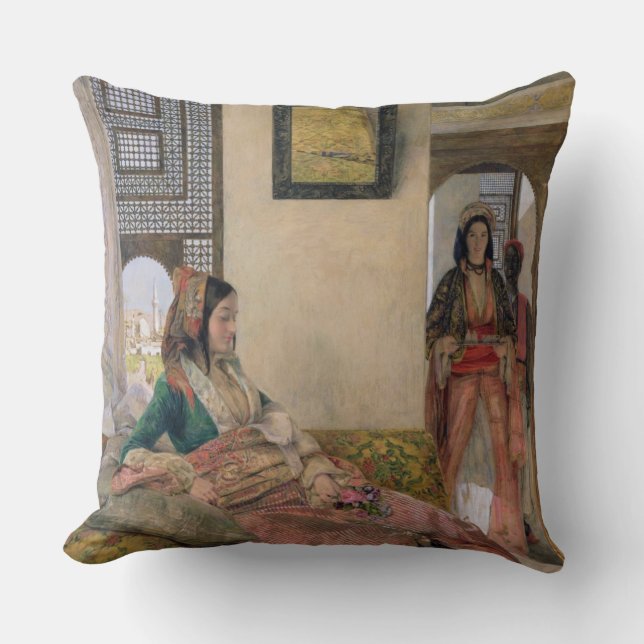 Cojín Decorativo Vida en el harem, El Cairo (Anverso)