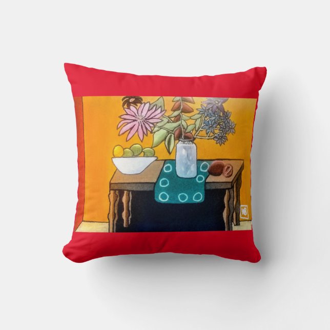 Cojín Decorativo Vida fija #4 (Anverso)