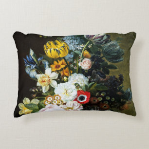 Cojín Decorativo Vida fija con pintura de flores