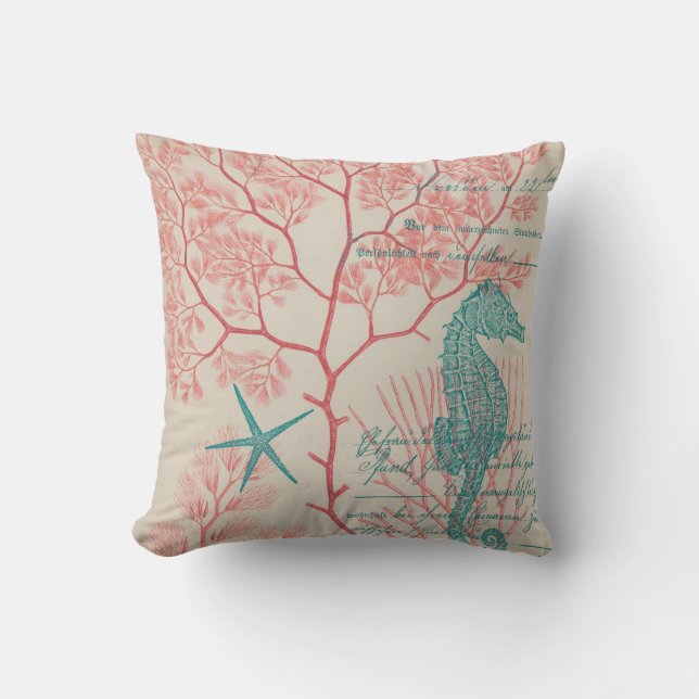 Cojín Decorativo Vida marina 1 (Anverso)