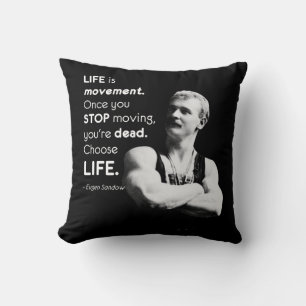 Cojín Decorativo Vida - Motivación para la construcción del cuerpo 