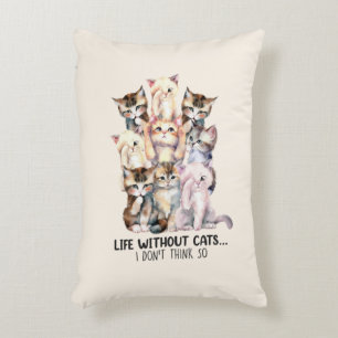 Cojín Decorativo Vida sin gatos