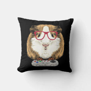 Cojín Decorativo Videojuego de cerdo guineano Regalo de animales sa