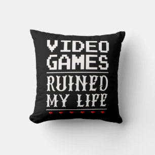 Cojín Decorativo Videojuegos arruinaron mi vida