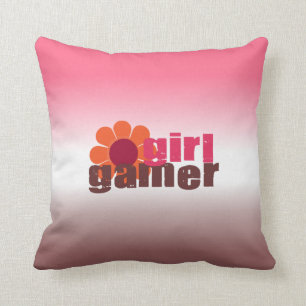 Cojín Decorativo Videojugador del chica