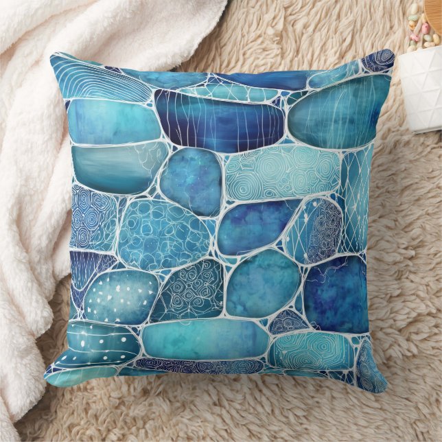Cojín Decorativo Vidrio de mar océano  (Manta)