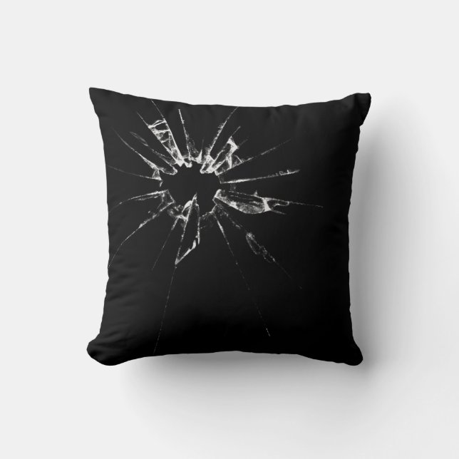 Cojín Decorativo Vidrio destrozado (Anverso)