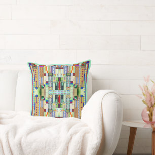 Cojín Decorativo Vidrio manchado Art Deco 2