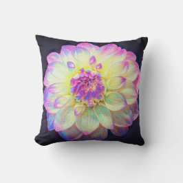 Cojín Decorativo Vidrio Mantenido Dahlia Pillow